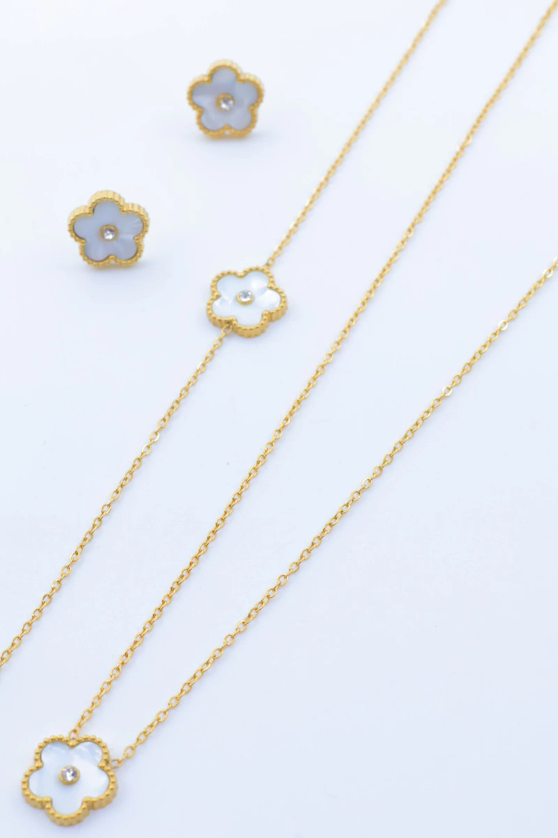 Mayorista Beli & Jolie - Juego de joyas de acero inoxidable