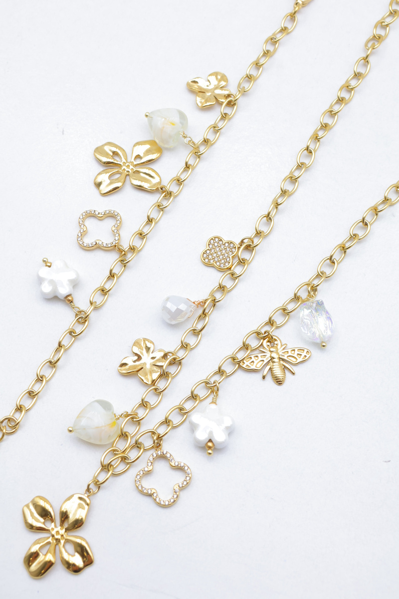 Grossista Beli & Jolie - Set di gioielli in acciaio inossidabile