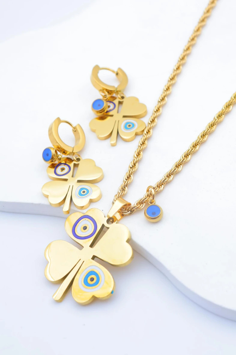 Mayorista Beli & Jolie - Juego de joyas de acero inoxidable