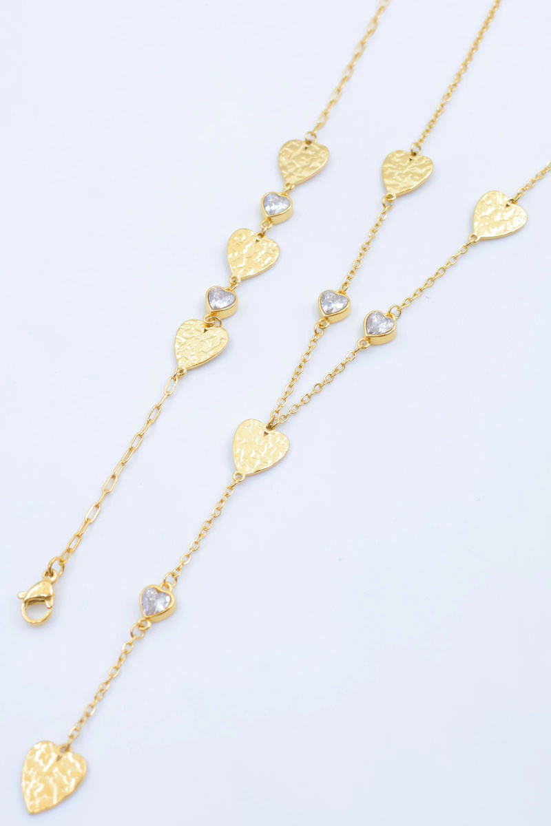 Grossiste Beli & Jolie - Parure de bijoux en acier inoxydable