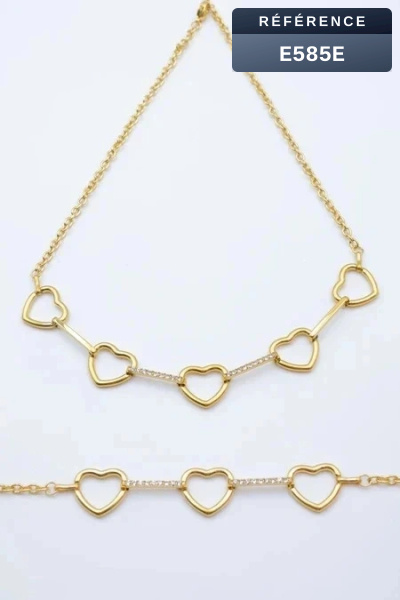 Wholesaler Beli & Jolie - Stainless steel jewelry set