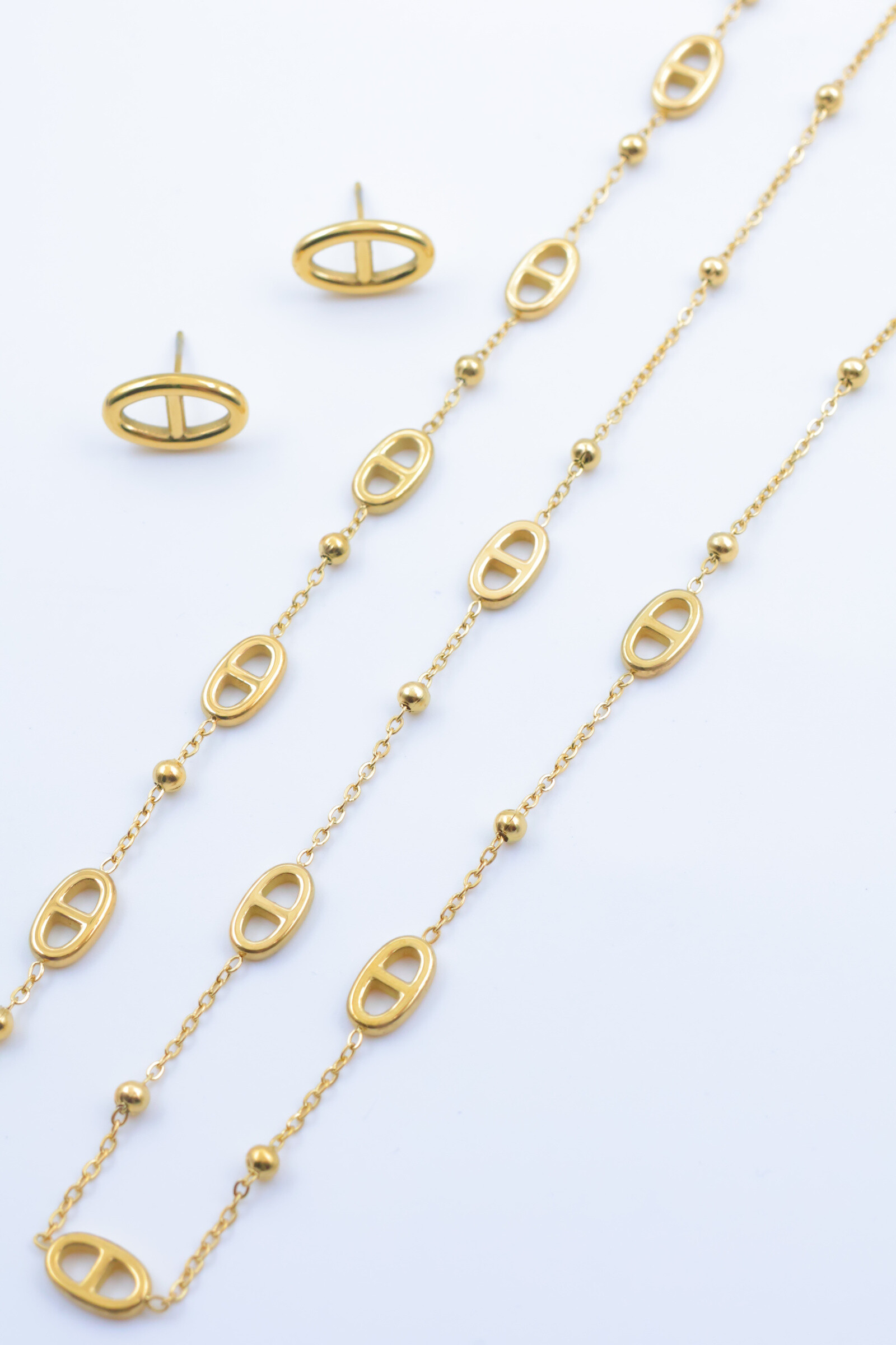Grossista Beli & Jolie - Set di gioielli in acciaio inossidabile