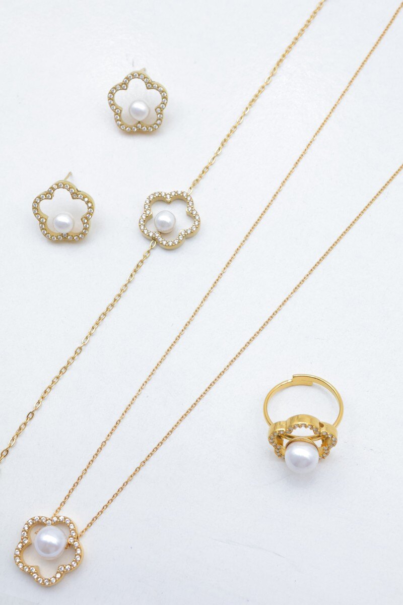Grossiste Beli & Jolie - Parure de bijoux en acier inoxydable