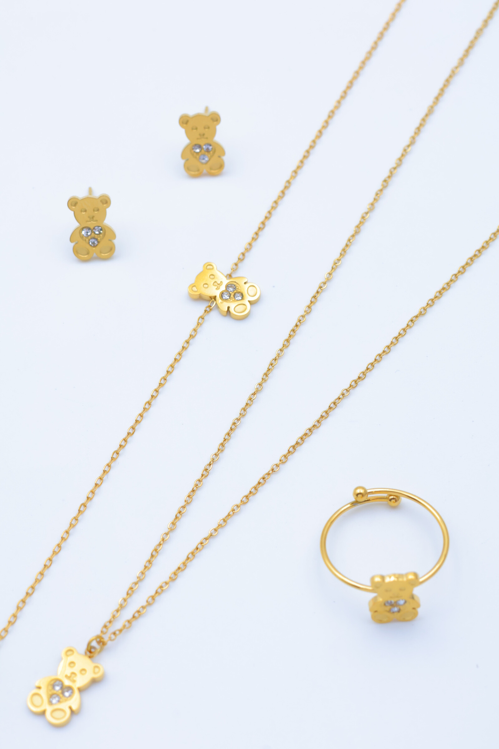 Grossista Beli & Jolie - Set di gioielli in acciaio inossidabile