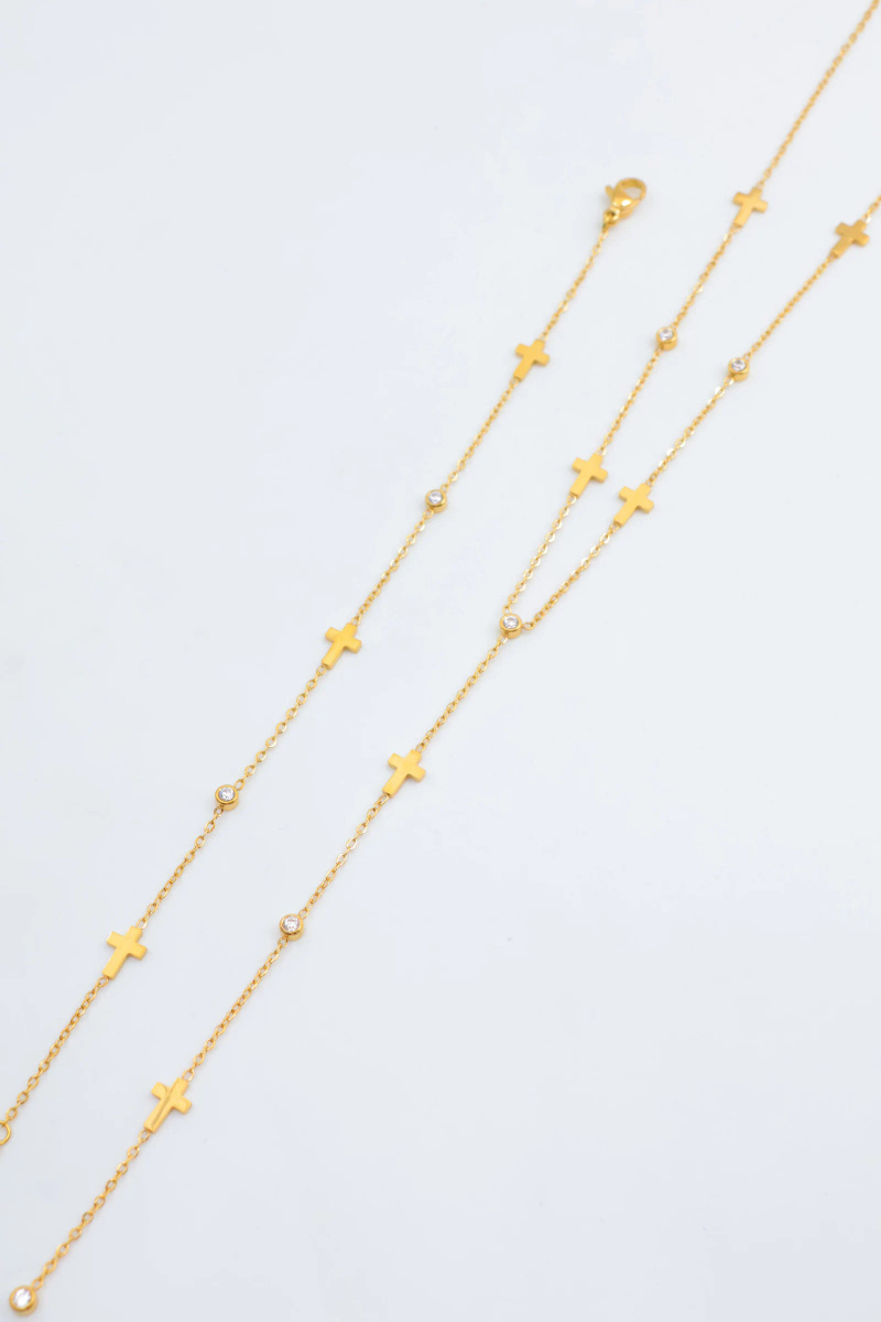 Grossiste Beli & Jolie - Parure de bijoux en acier inoxydable