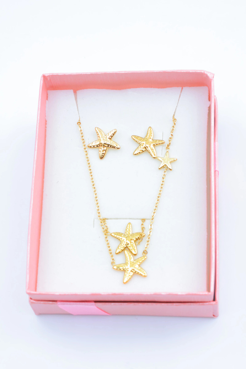 Wholesaler Beli & Jolie - Jewelry set with stainless steel box