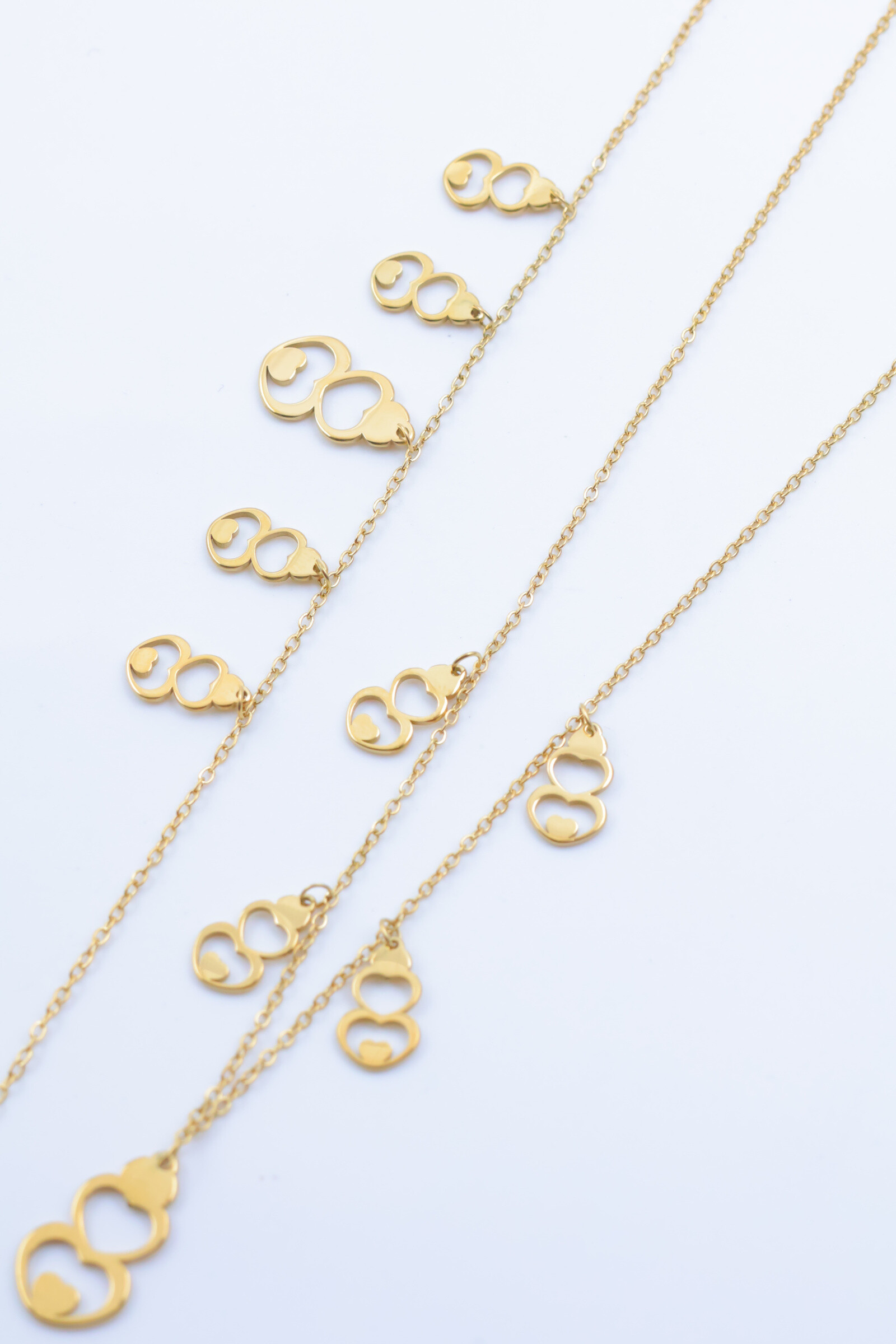 Grossista Beli & Jolie - Set di gioielli in acciaio inossidabile