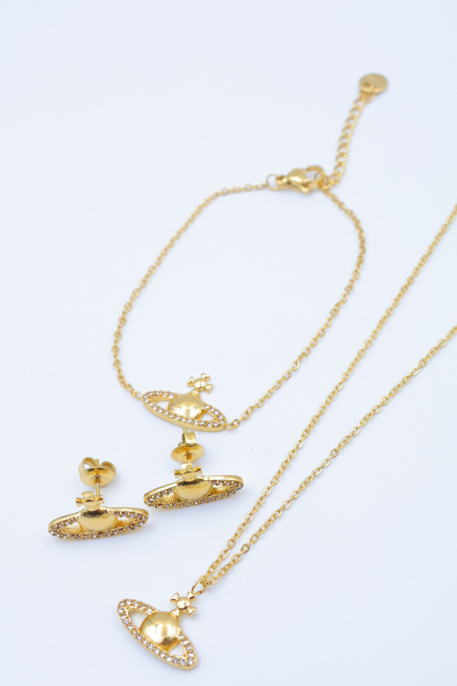 Mayorista Beli & Jolie - Juego de joyas de acero inoxidable