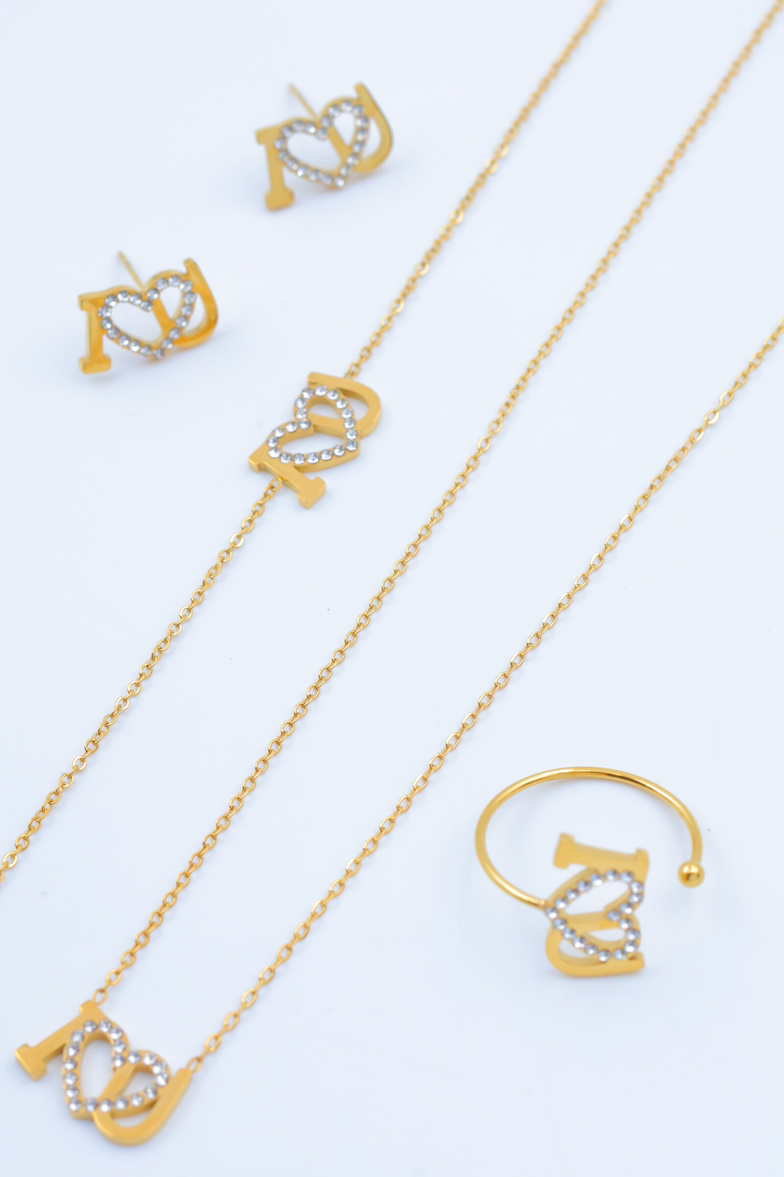 Grossista Beli & Jolie - Set di gioielli in acciaio inossidabile
