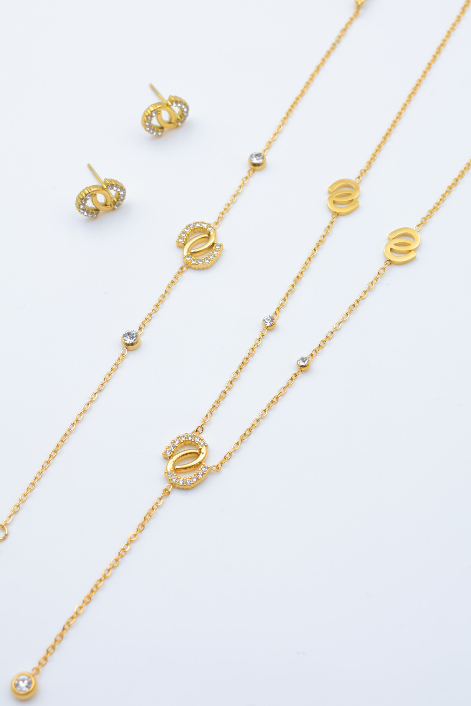 Grossista Beli & Jolie - Set di gioielli in acciaio inossidabile