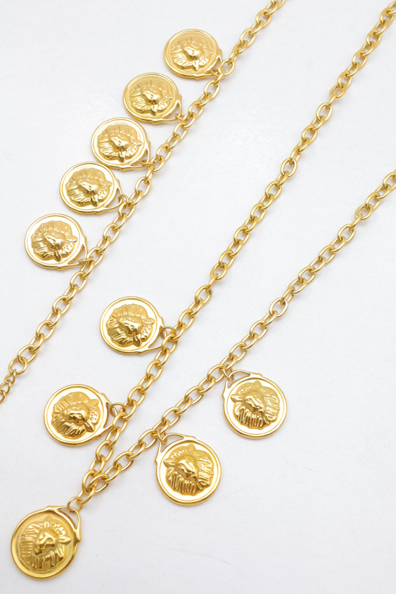 Grossiste Beli & Jolie - Parure de bijoux en acier inoxydable