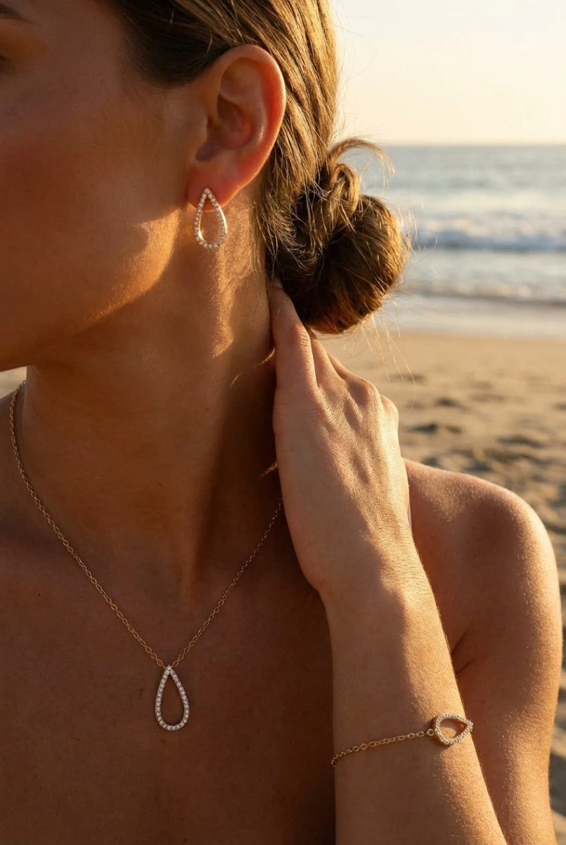 Grossiste Beli & Jolie - Parure de bijoux en acier inoxydable
