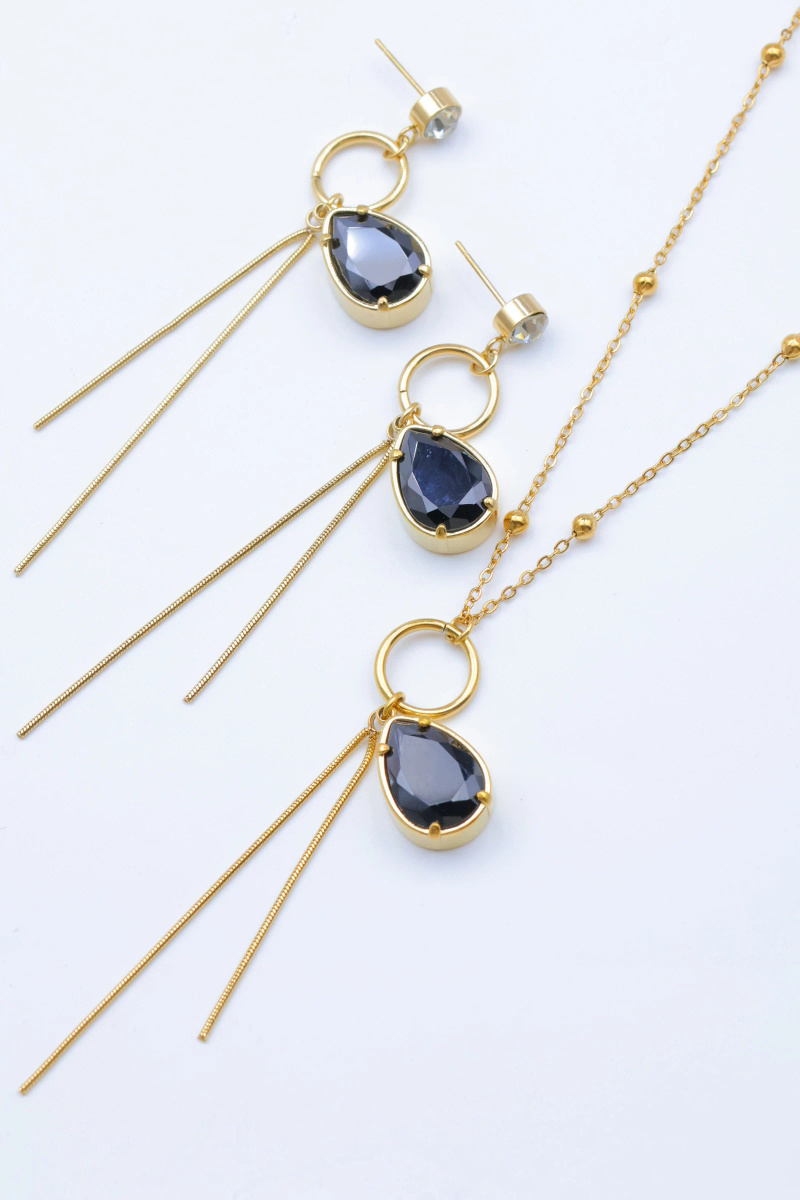 Mayorista Beli & Jolie - Conjunto de joyas de acero inoxidable