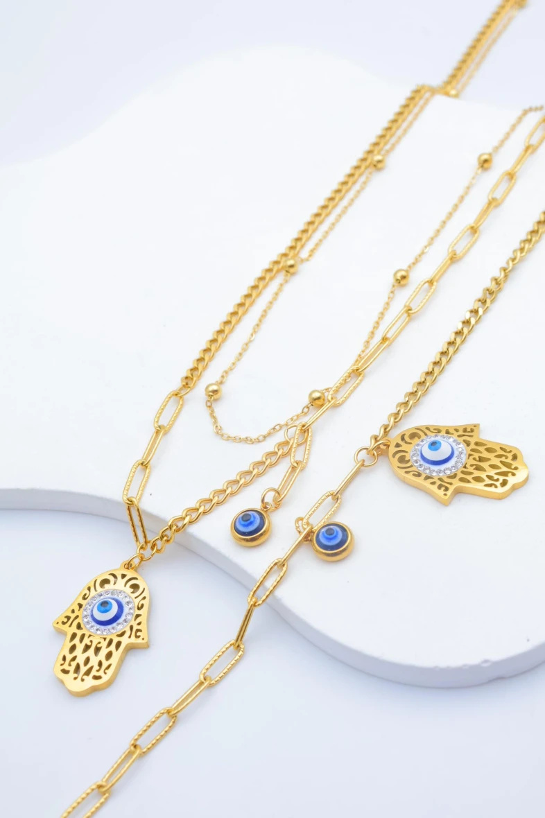 Mayorista Beli & Jolie - Juego de joyas de acero inoxidable
