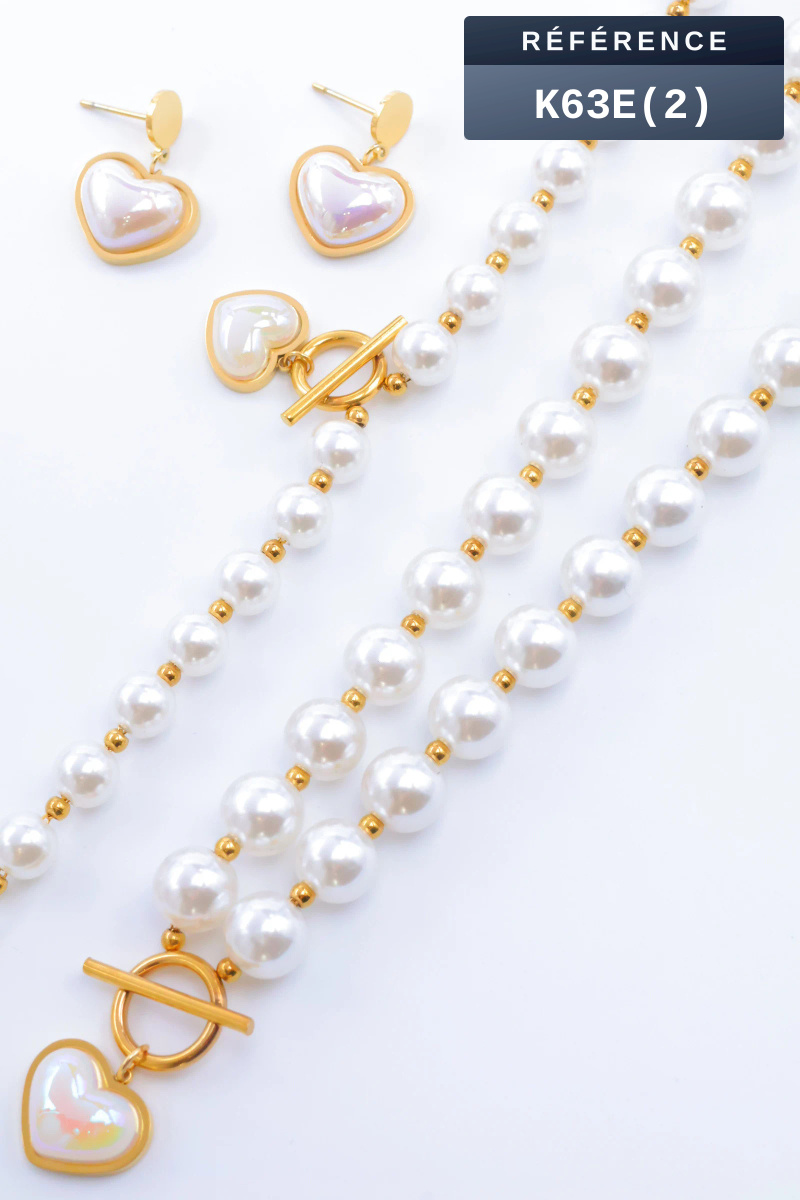 Grossiste Beli & Jolie - Parure de bijoux en acier inoxydable