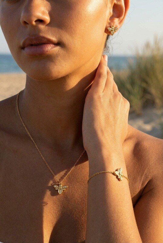 Wholesaler Beli & Jolie - Stainless steel jewelry set