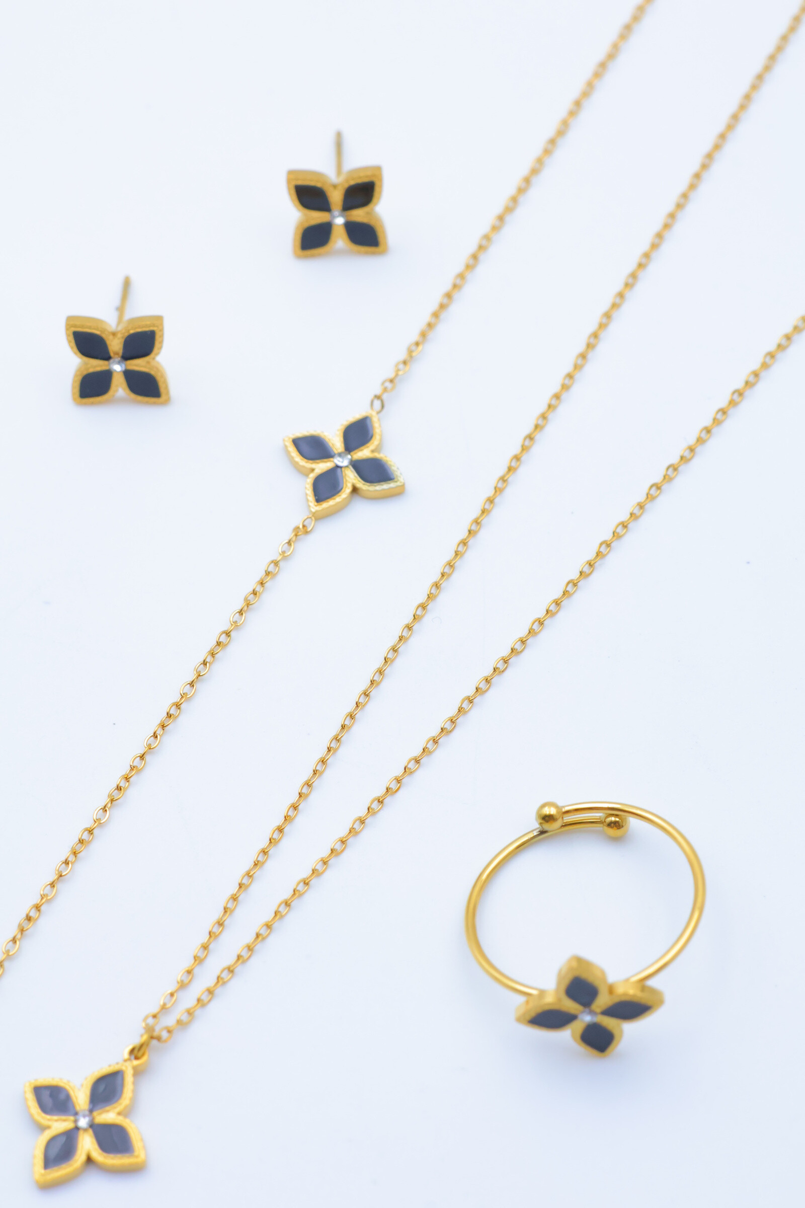Grossista Beli & Jolie - Set di gioielli in acciaio inossidabile