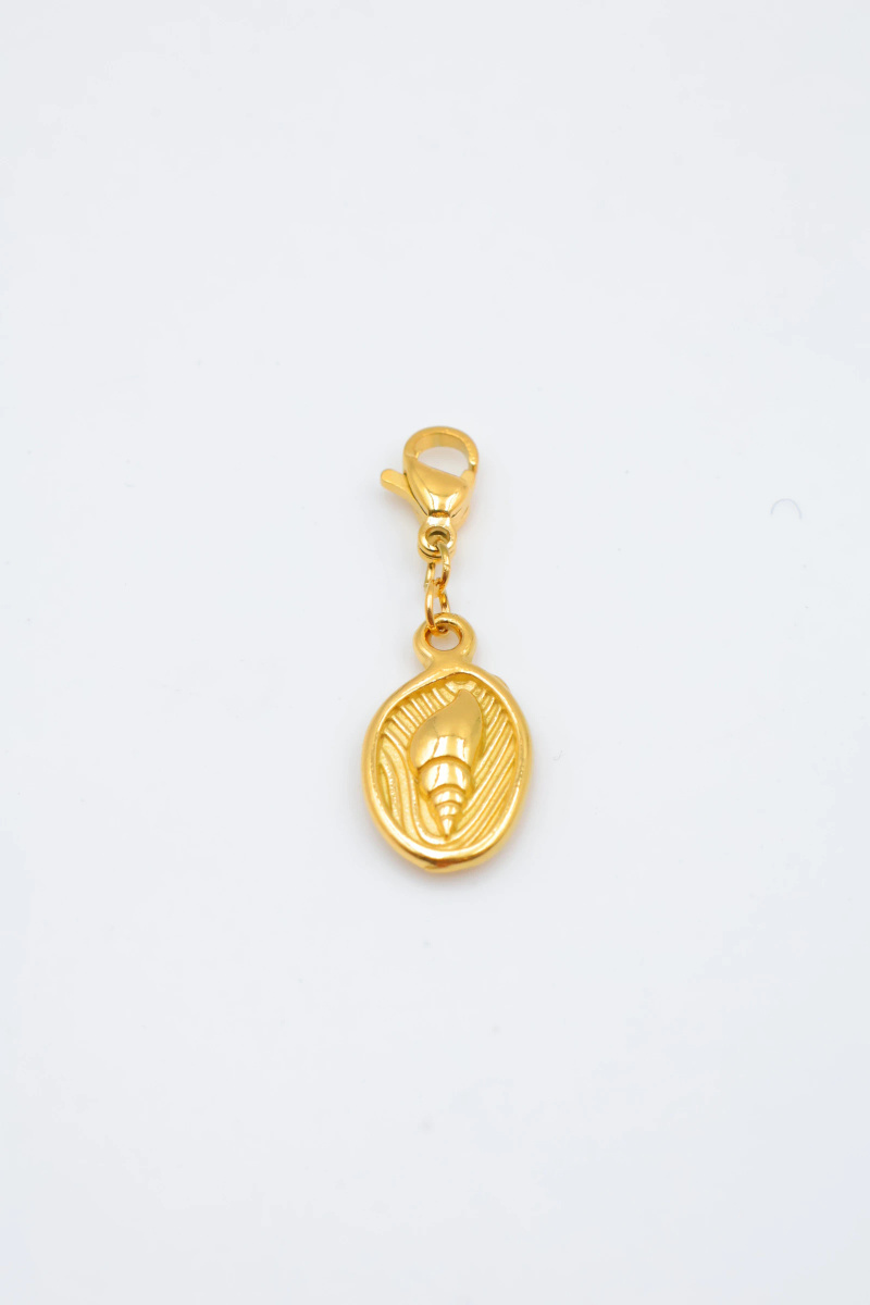 Wholesaler Beli & Jolie - Stainless steel shell pendant