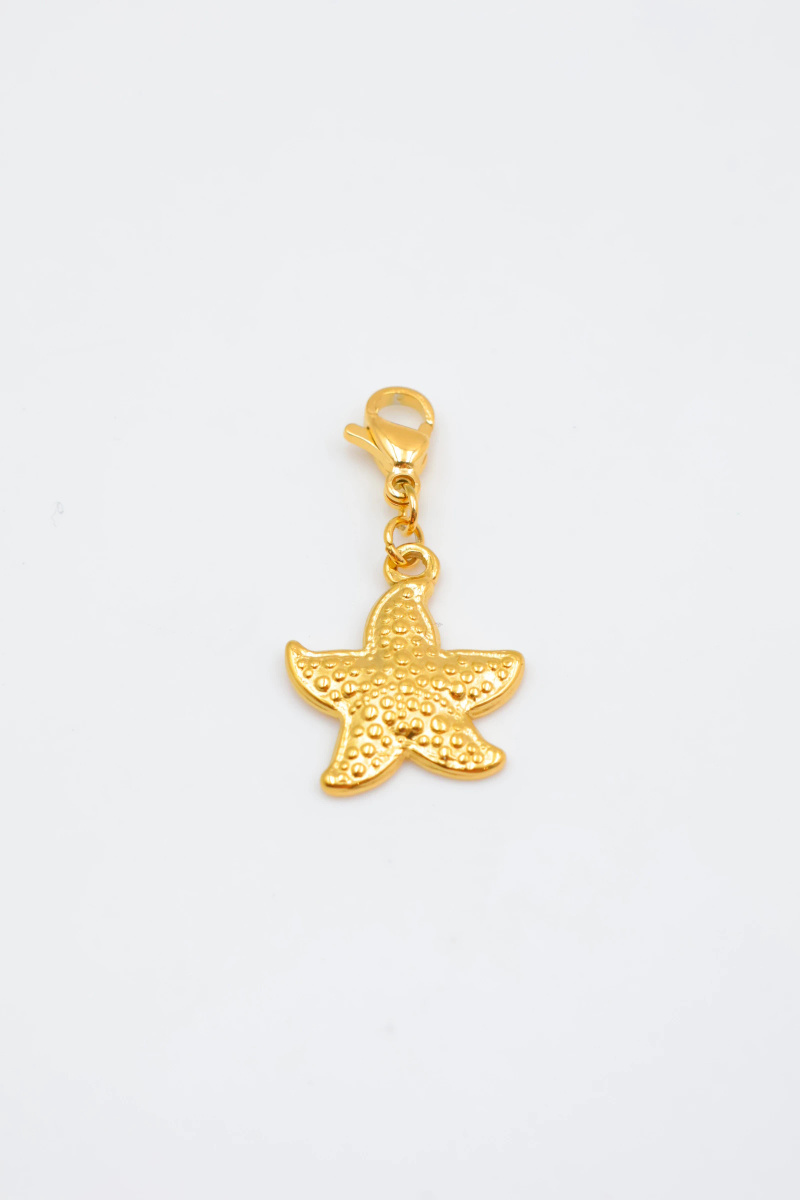 Grossiste Beli & Jolie - Pendentif étoile de mer en acier inoxydable