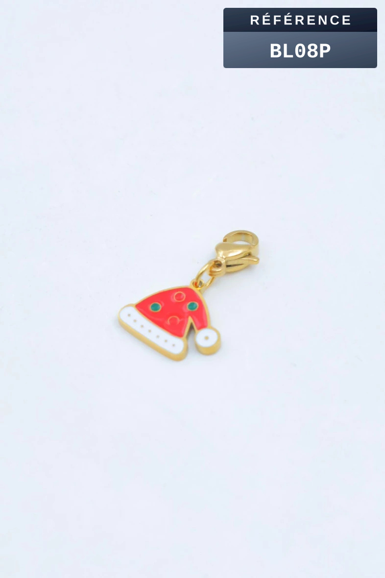 Grossiste Beli & Jolie - Pendentif bonnet de noël