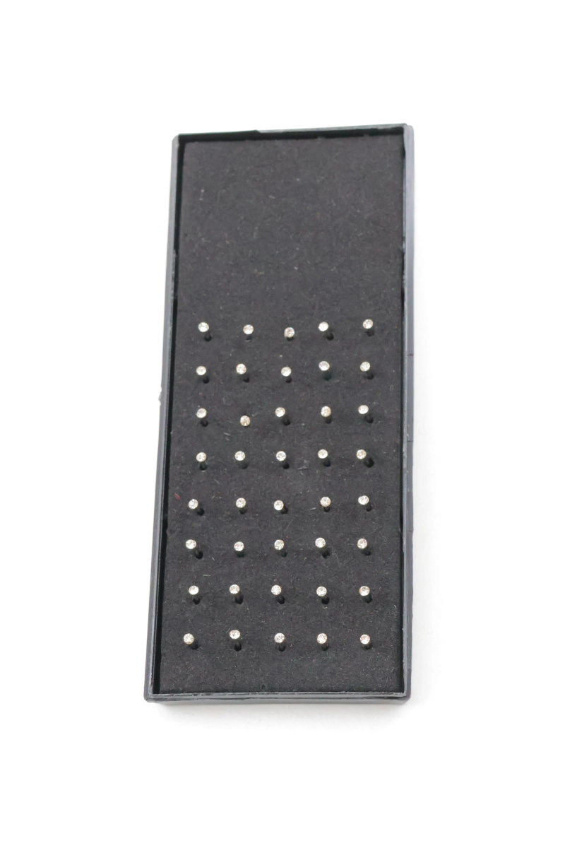 Mayorista Beli & Jolie - Juego de 40 piercings para la nariz de acero inoxidable