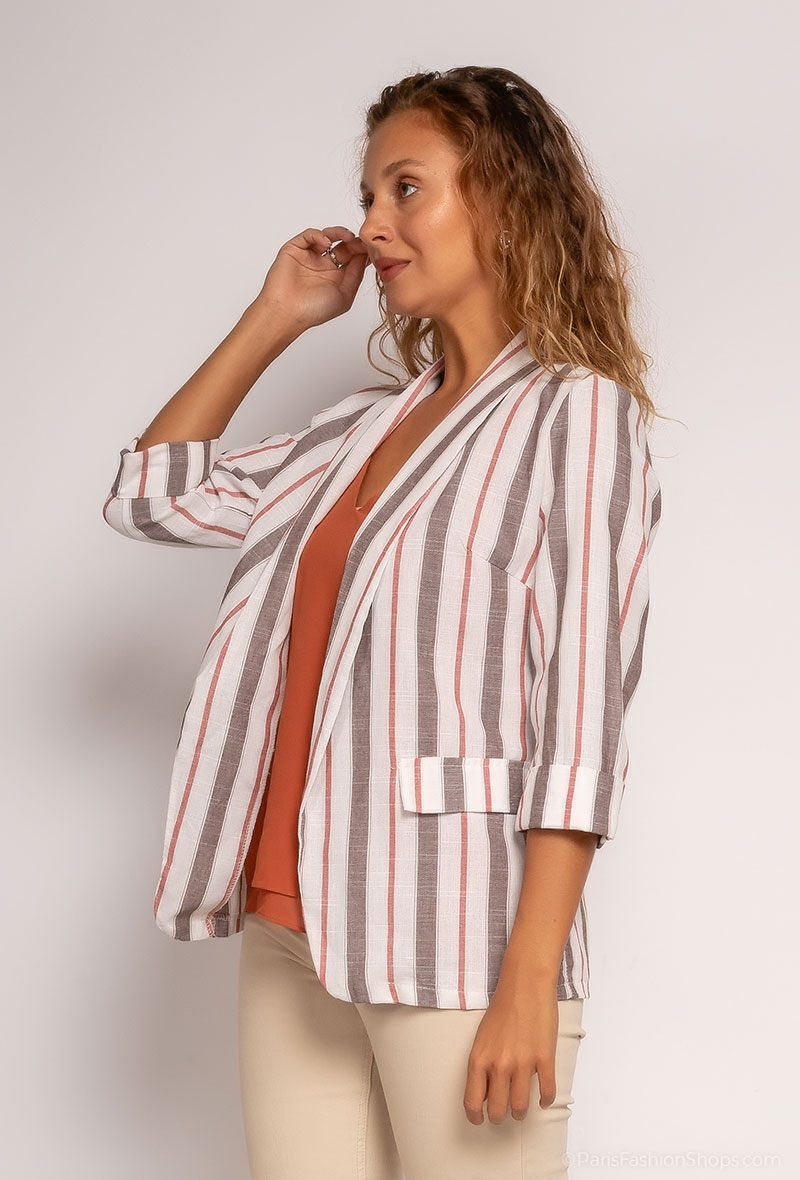 Großhändler Bellavie - Gestreifter Blazer