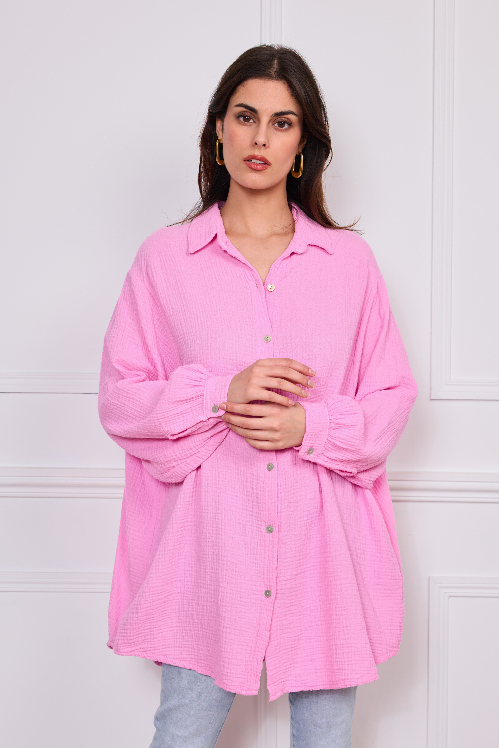 Grossista Bellavie - CAMICIA GAS IN COTONE