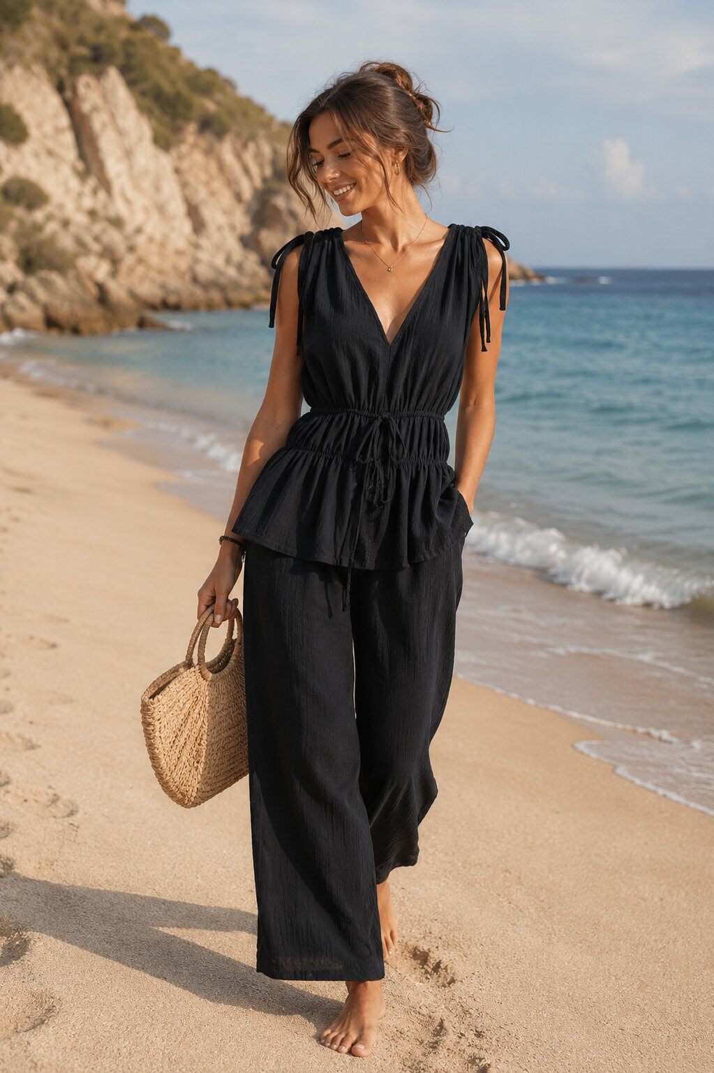 Großhändler Bellavie - BLUSE UND HOSE SET