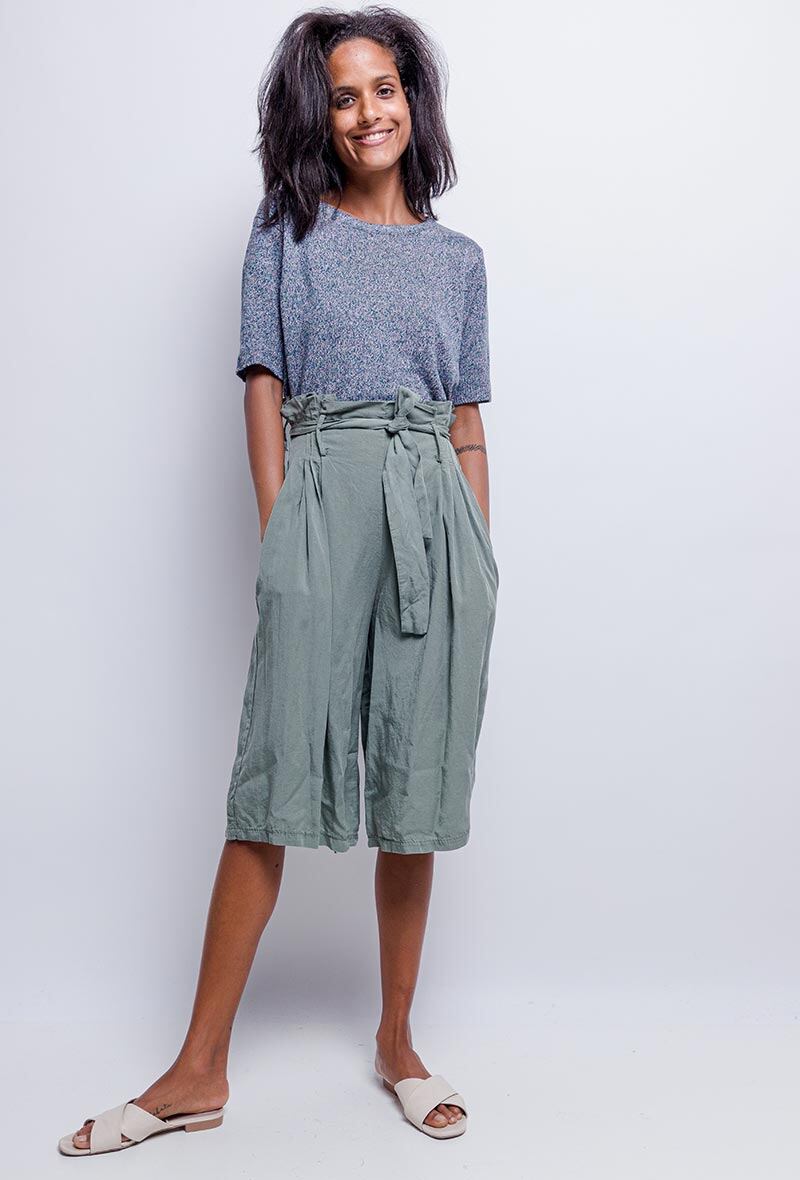 Großhändler Bellavie - Wide leg cropped pants