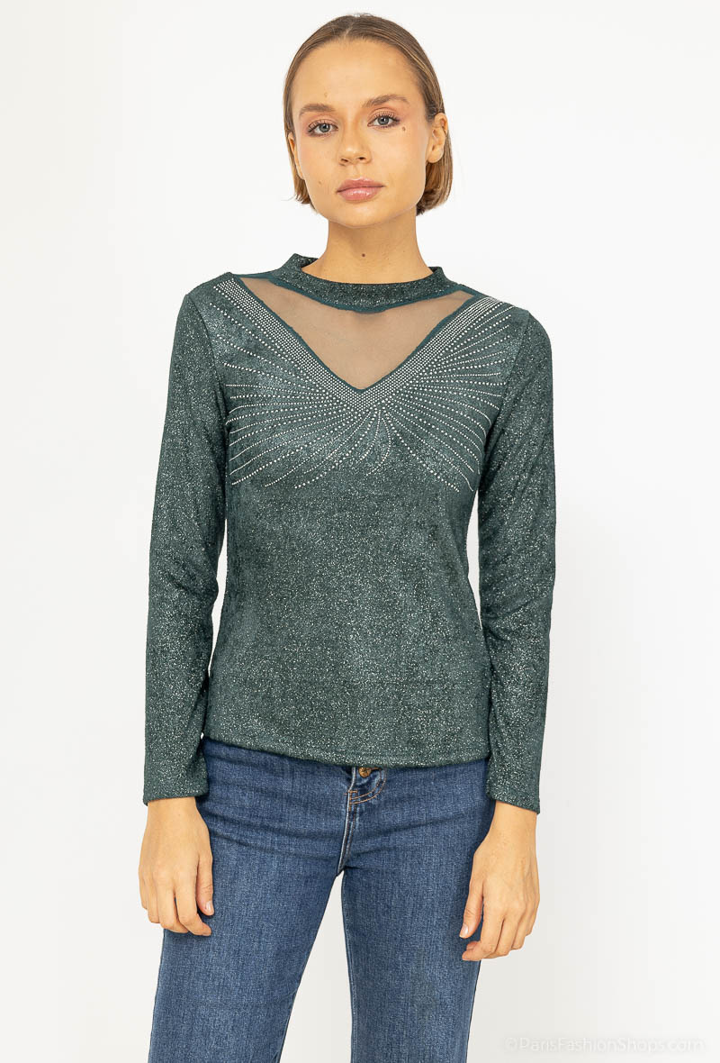 Grossiste Bellavie - pull brillant