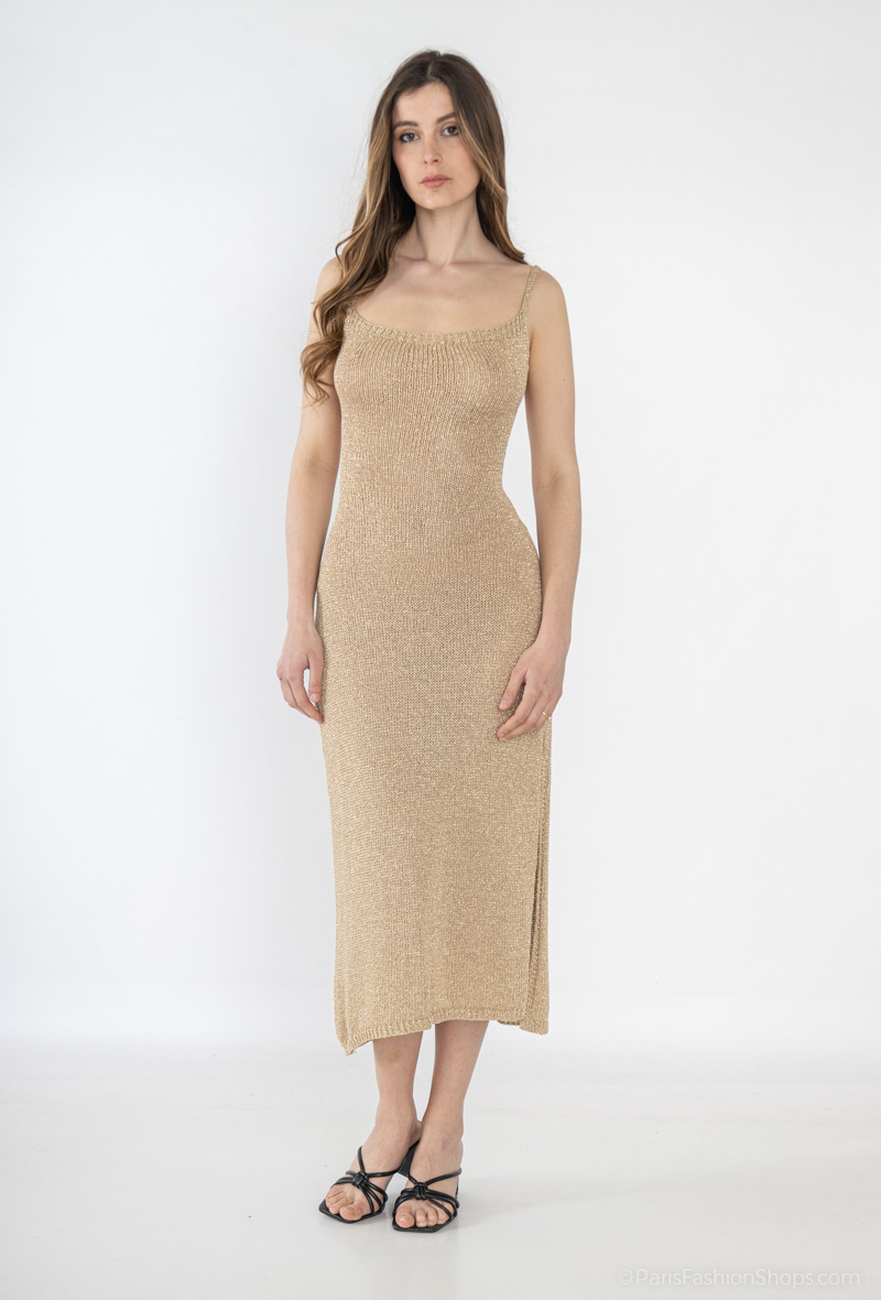 Großhändler Bellavie - LANGES STRICKKLEID