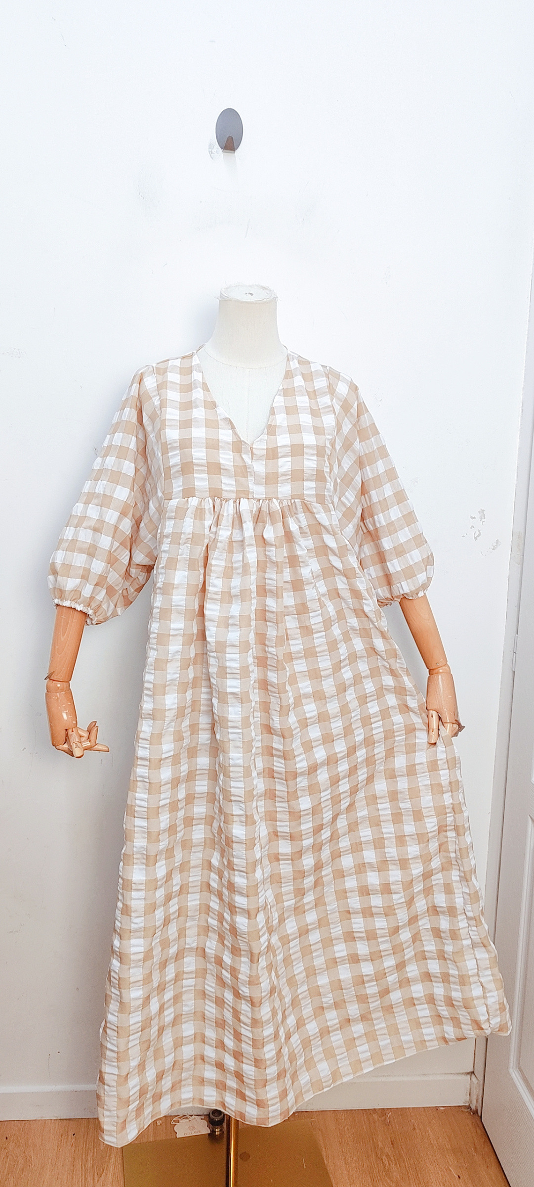 Grossista Bellavie - ABITO A QUADRI OVERSIZE