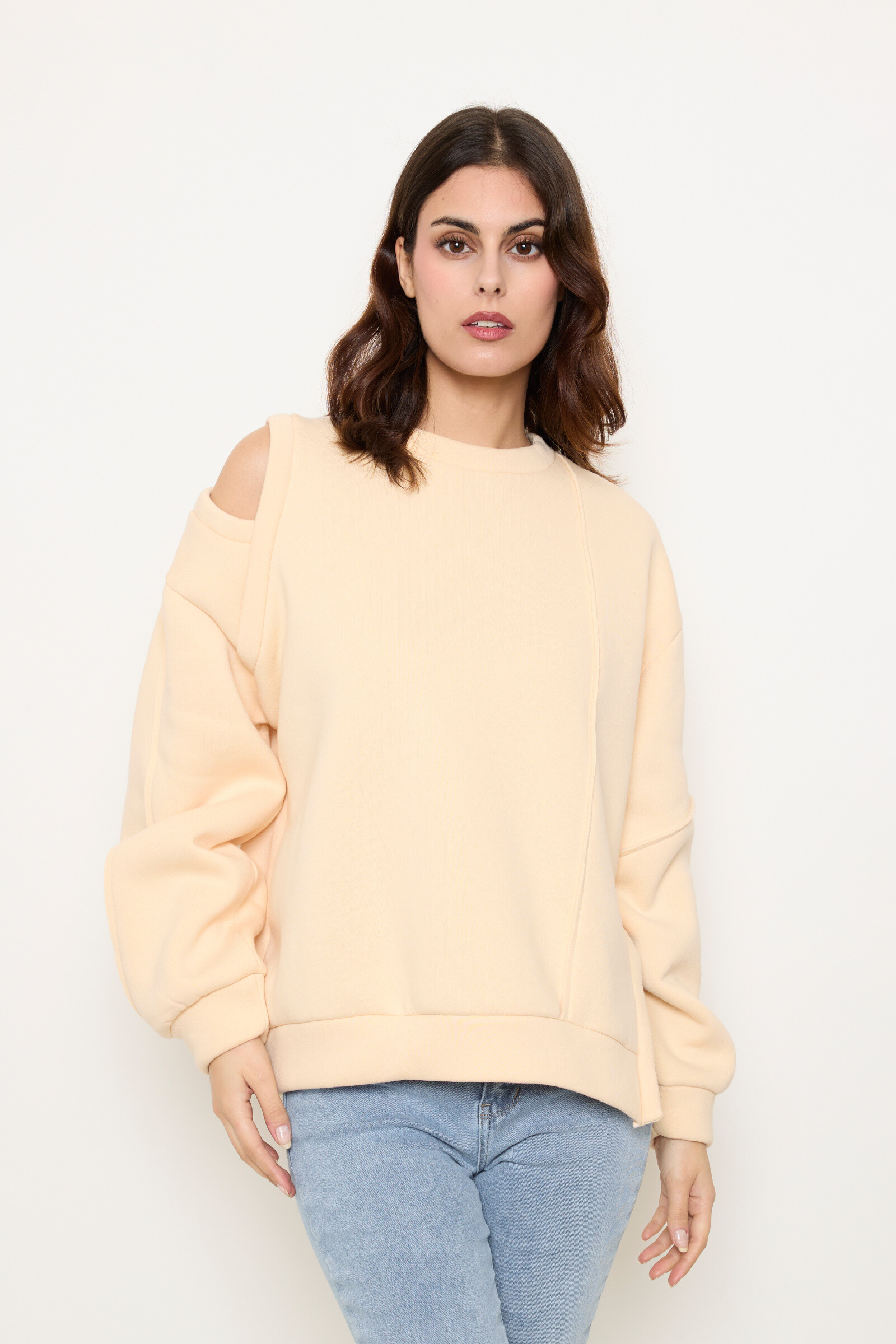Mayorista Bellavie - sudadera con cuello redondo