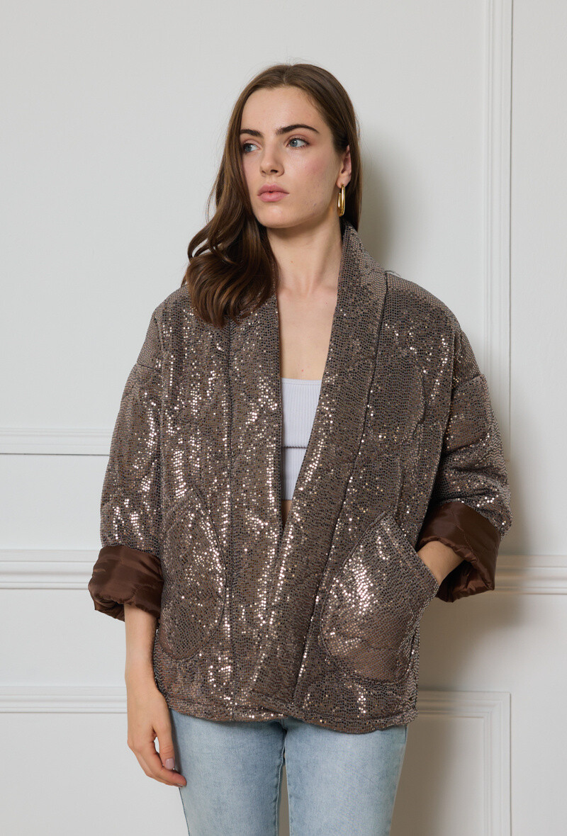 Großhändler Bellavie - GLÄNZENDE JACKE