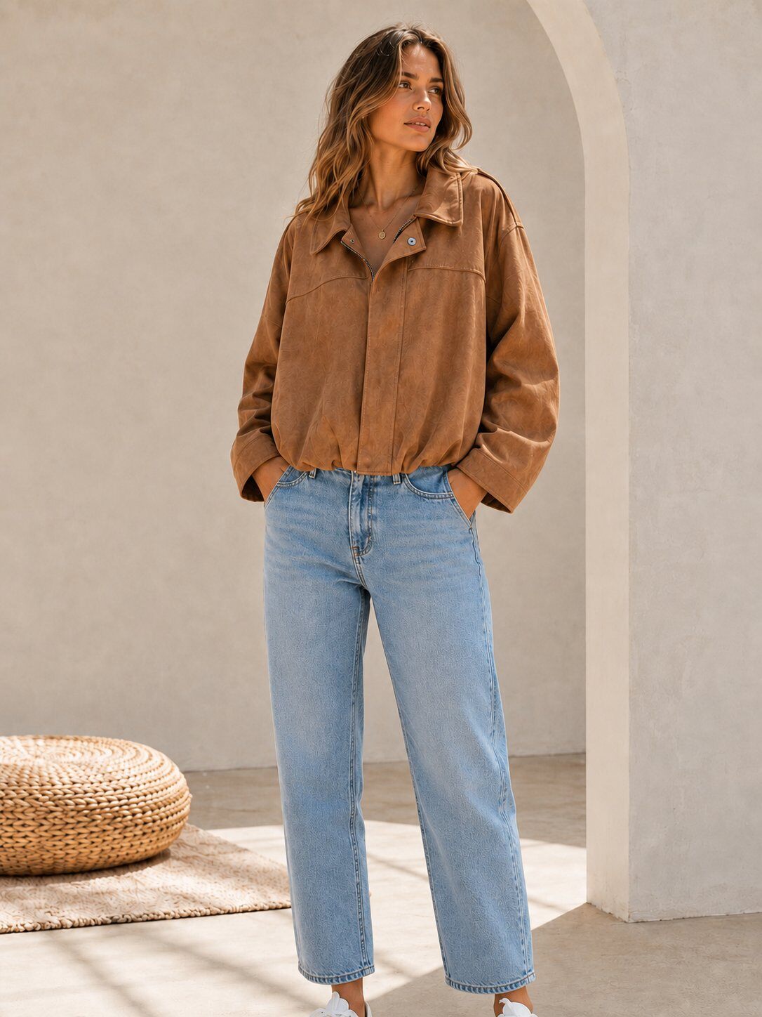 Grossiste Bellavie - VESTE EN SIMILIER DAIN