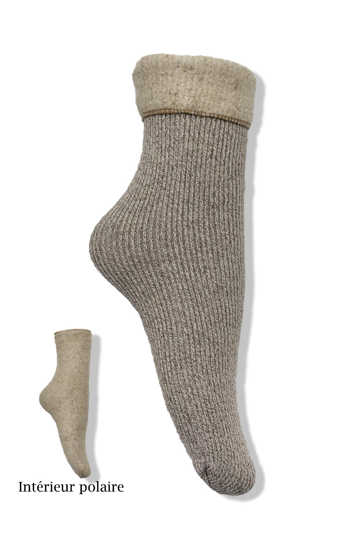 Grossiste BELLE COM'ELLE - Chaussettes polaires épaisses