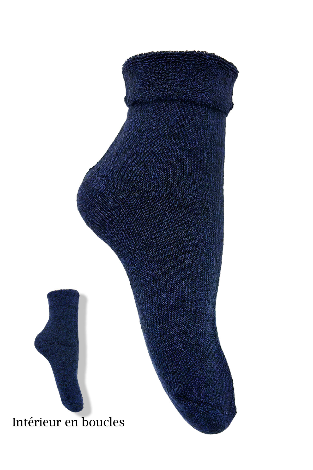 Grossiste BELLE COM'ELLE - Chaussettes épaisses à bouclettes