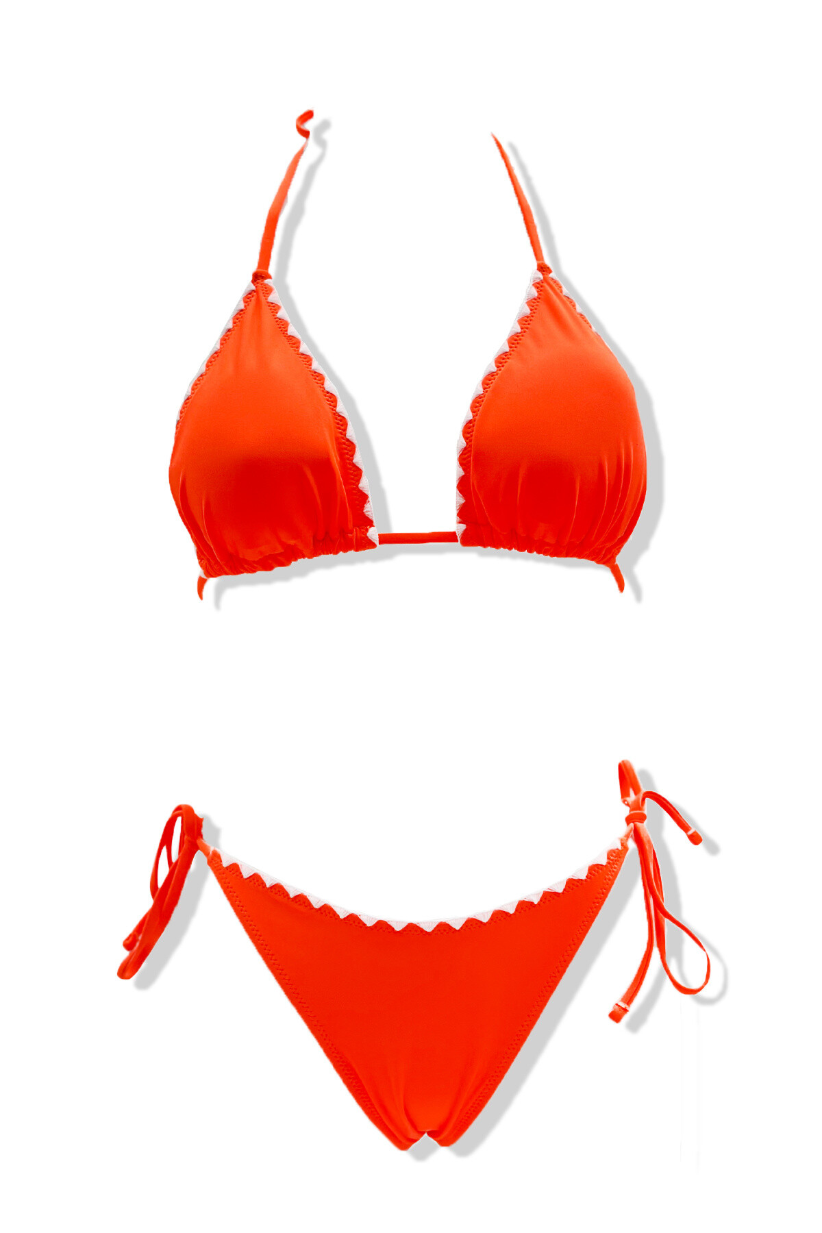 Grossista BELLE COM'ELLE - Bikini Triangolo Ricamo Costume da bagno