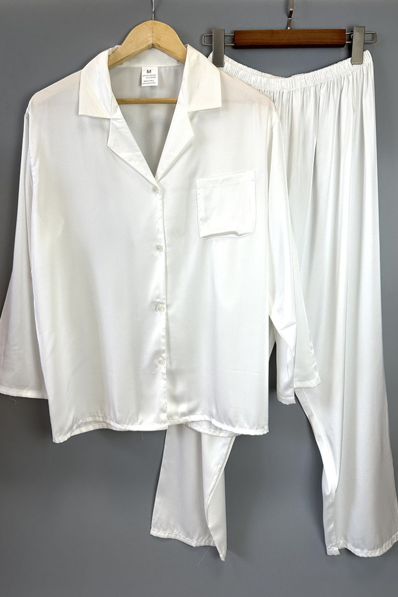 Grossiste BELLE COM'ELLE - Ensemble pyjama Chemise de nuit et pantalon