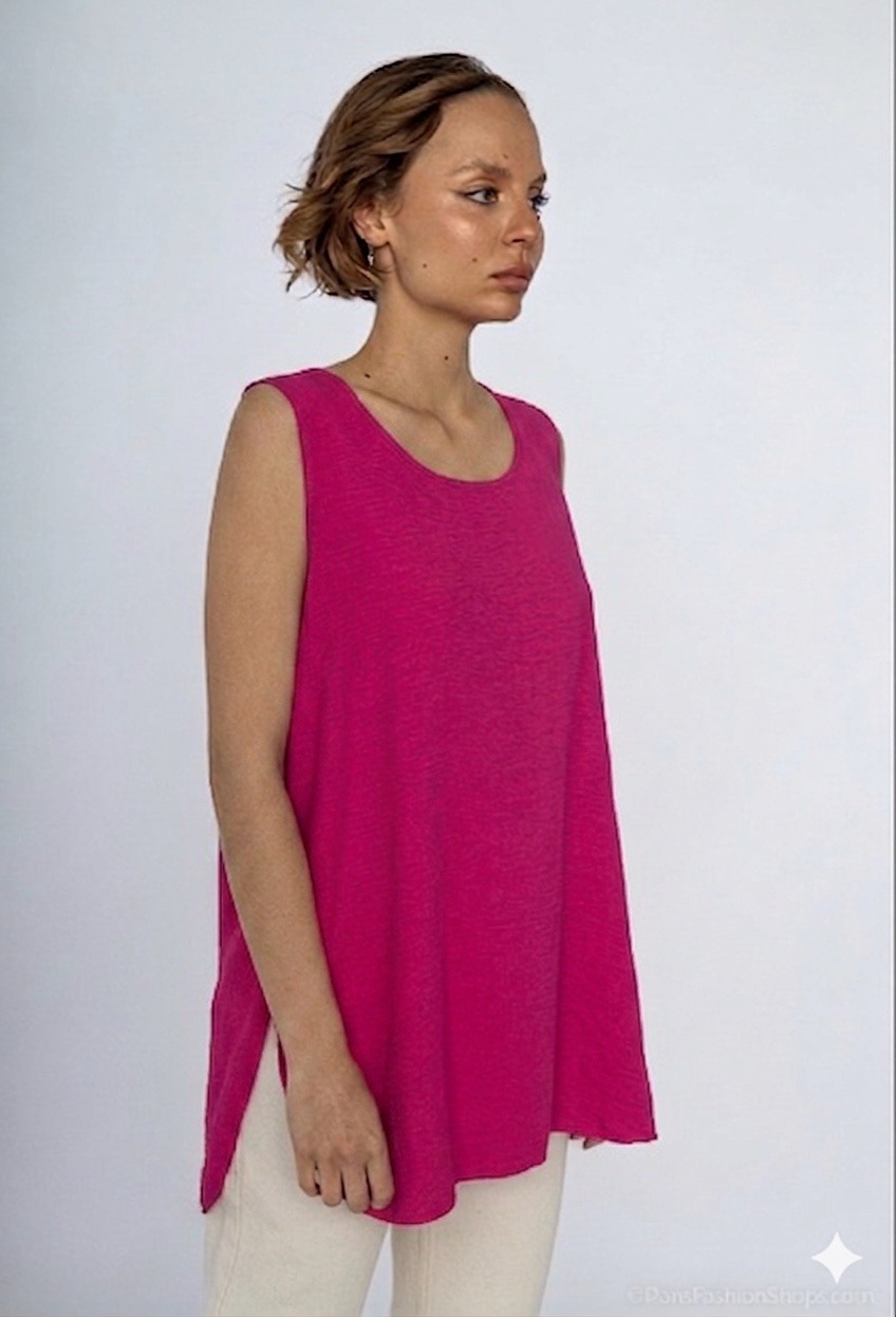 Mayorista Belle Fa - Camiseta de Tirantes de Verano Ligera y de Color Sólido, 58106-2
