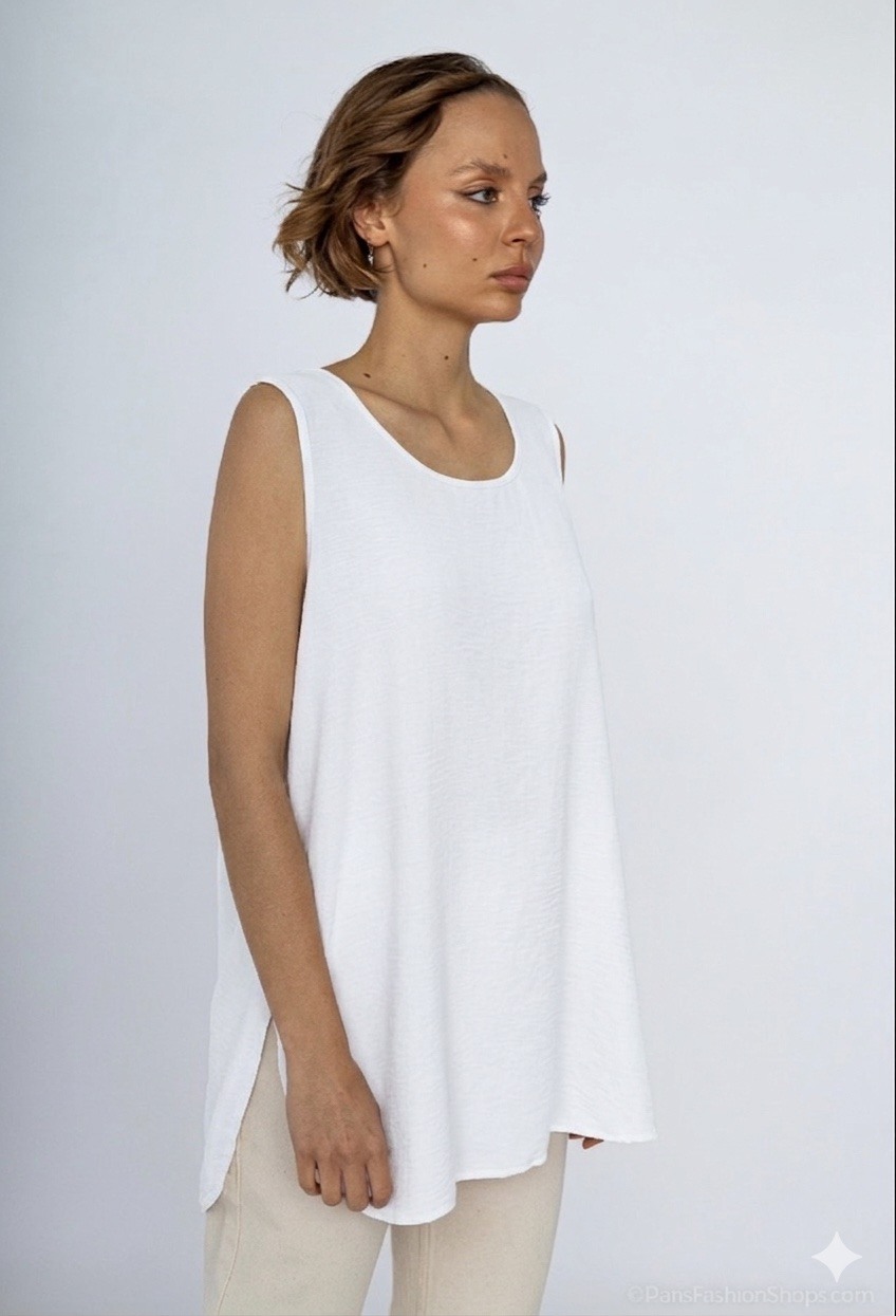 Mayorista Belle Fa - Camiseta de Tirantes de Verano Ligera y de Color Sólido, 58106-2