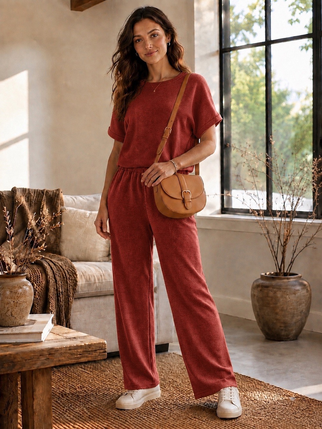 Grossiste Belle Fa - ensemble pull avec pantalon doux. 805-11