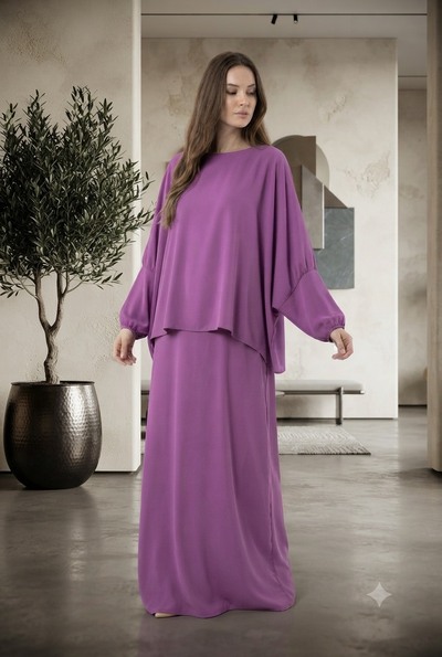 Grossista Belle Fa - completo abito con tunica 2 in 1 Grossista Belle Fa - completo abito con tunica 2 in 1
