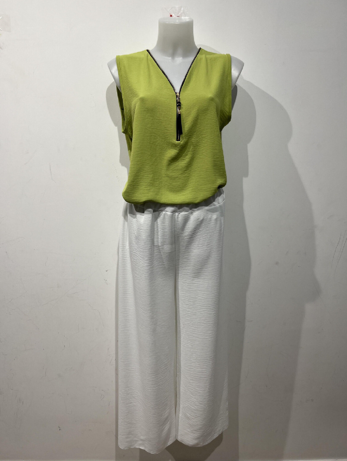 Grossiste Belle Fa - Ensemble élégant (débardeur à fermeture éclair avec pantalon droit) 809_2