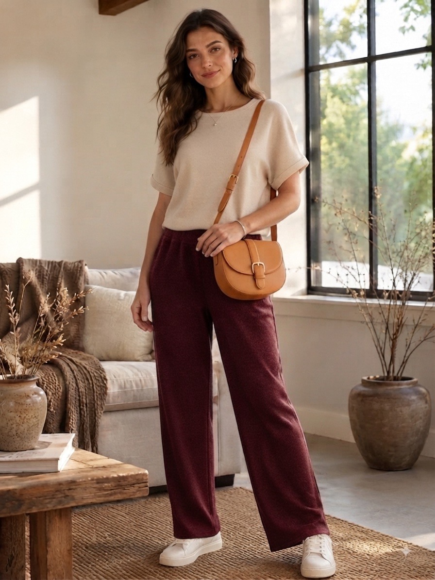 Wholesaler Belle Fa - Soft, loose, thick trousers. 5858-30