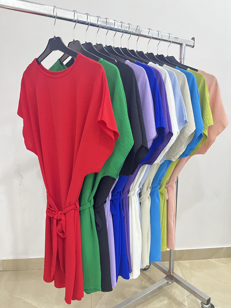 Wholesaler Belle Fa - Elegant dress or tunic with belt