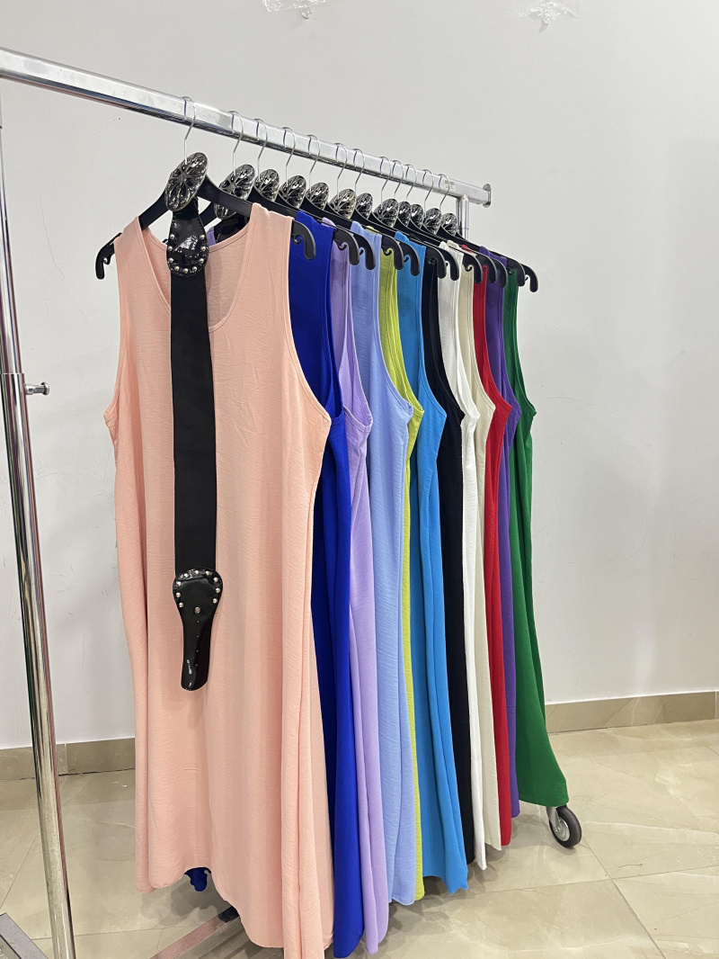 Wholesaler Belle Fa - Stretch dress with belt