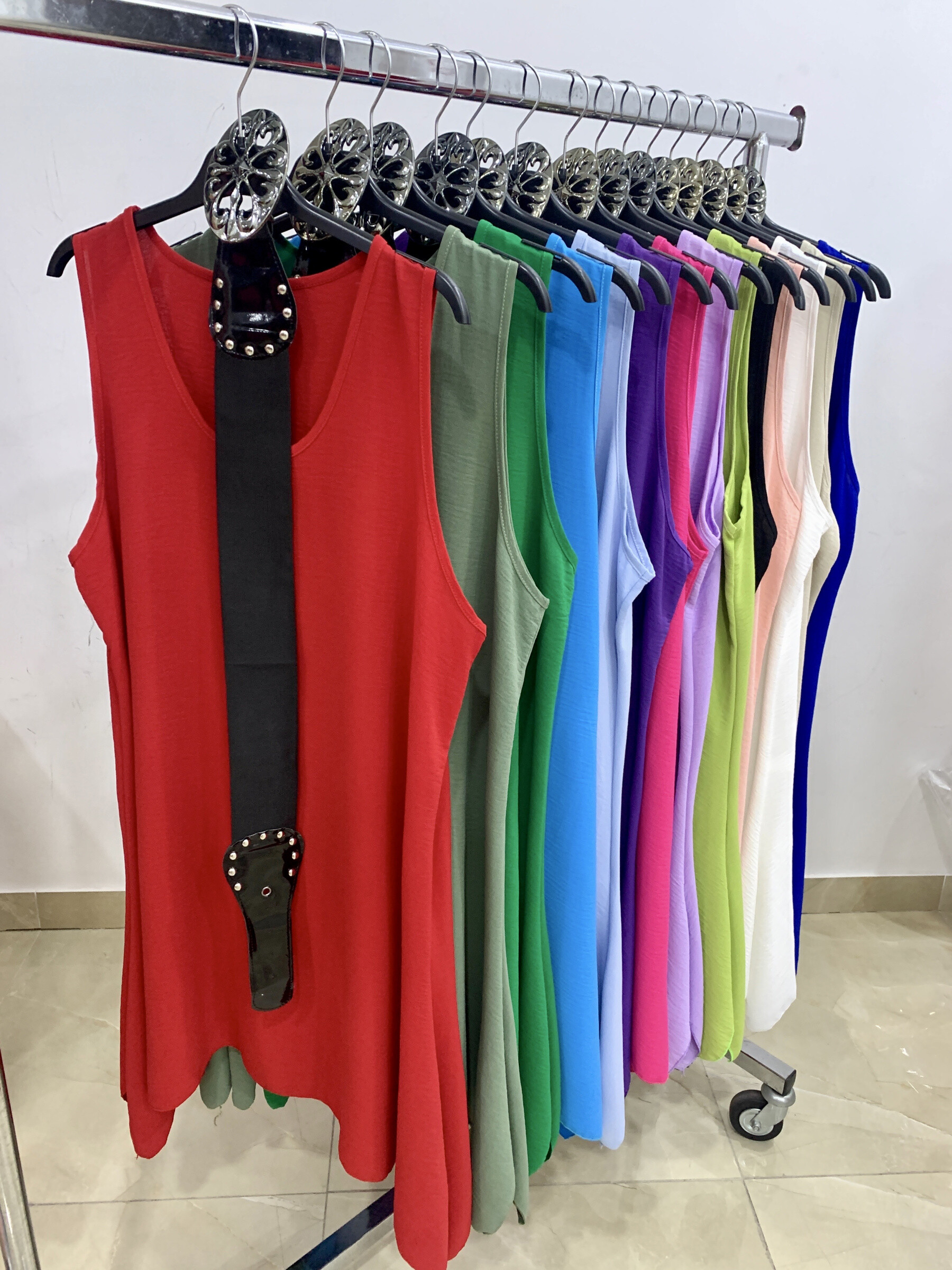Großhändler Belle Fa - Großes Kleid / Tunika mit Gürtel. 915