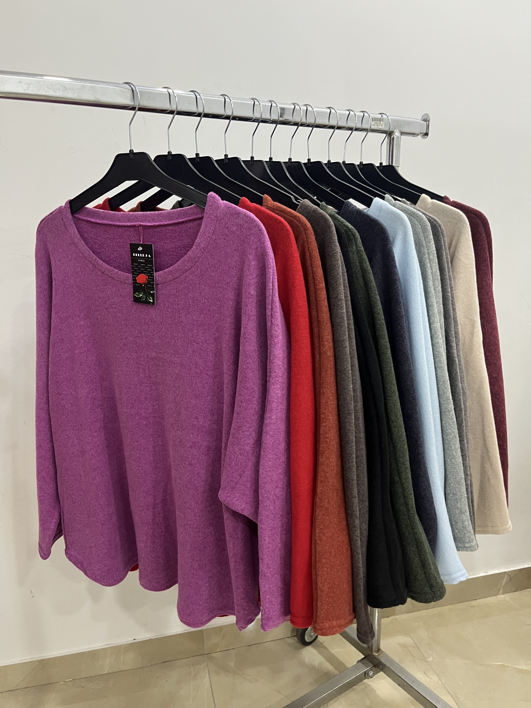 Wholesaler Belle Fa - Extra thick and soft crew neck sweater, 5881-228
