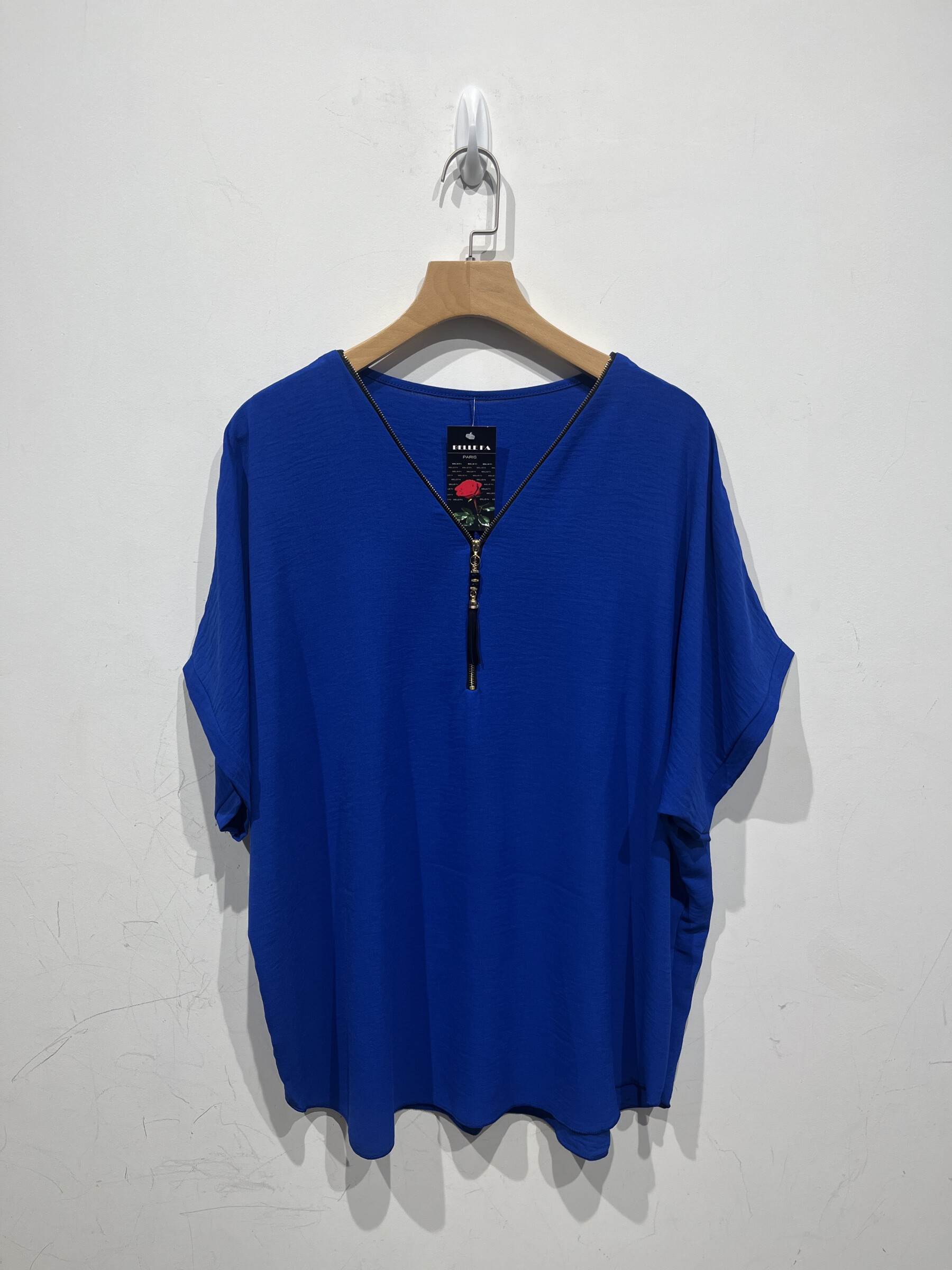 Wholesaler Belle Fa - Ample zipper tunic. 5881-226